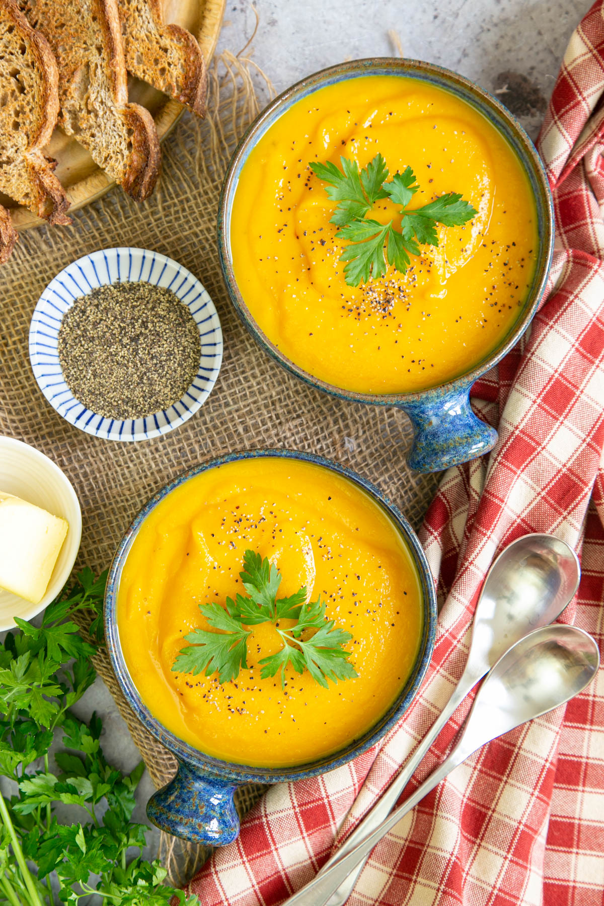 Butternut Squash Carrot And Parsnip Soup