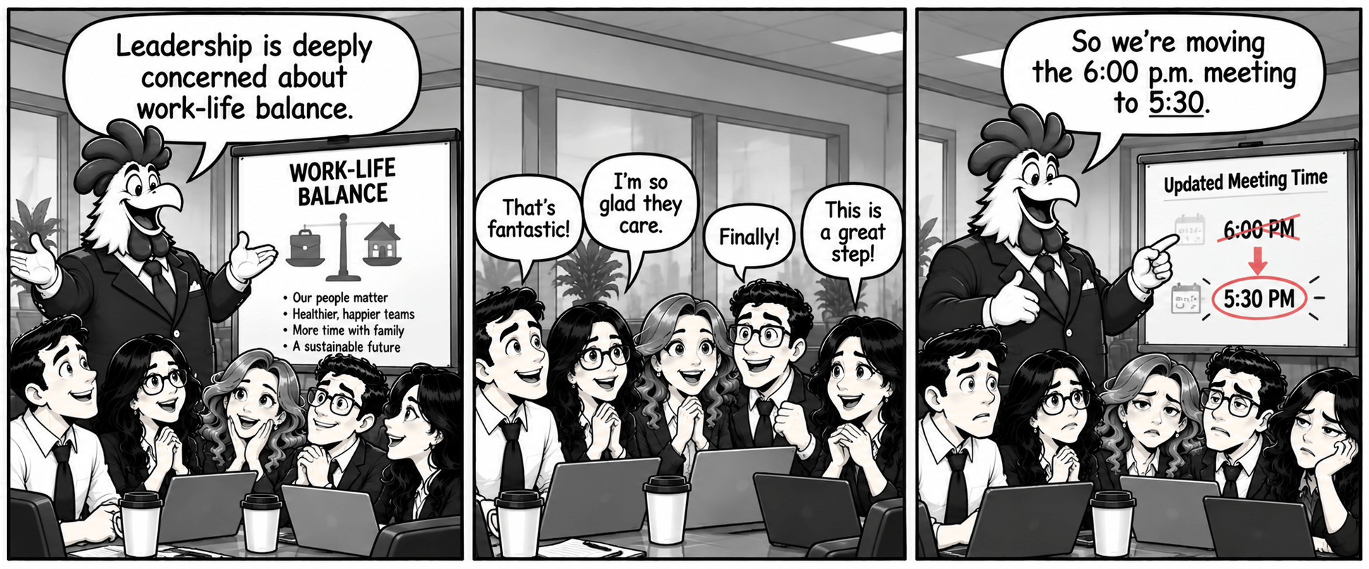 Fustercluck insist on work Life balance