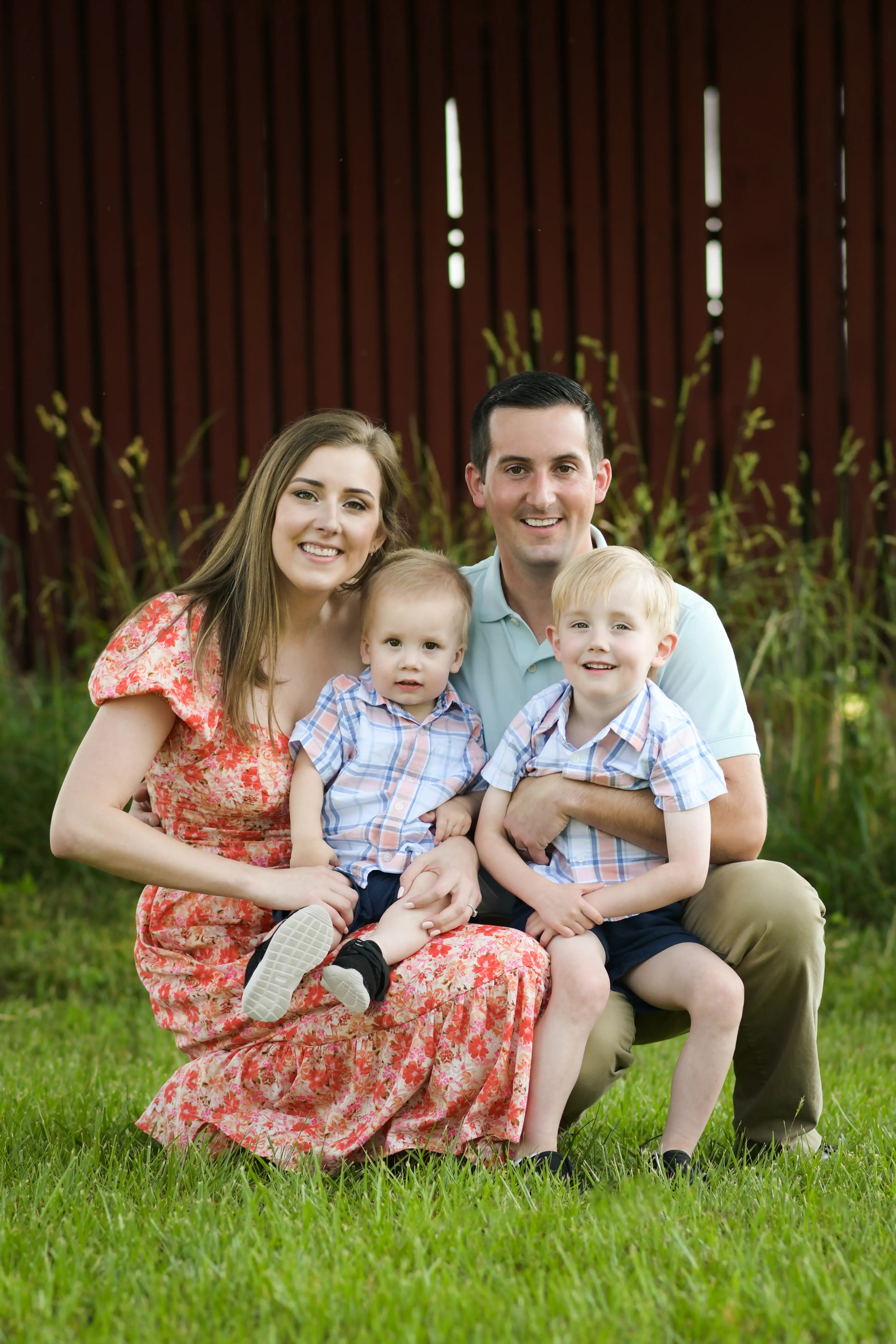 Ceanne and Steve Fusting with their two sons