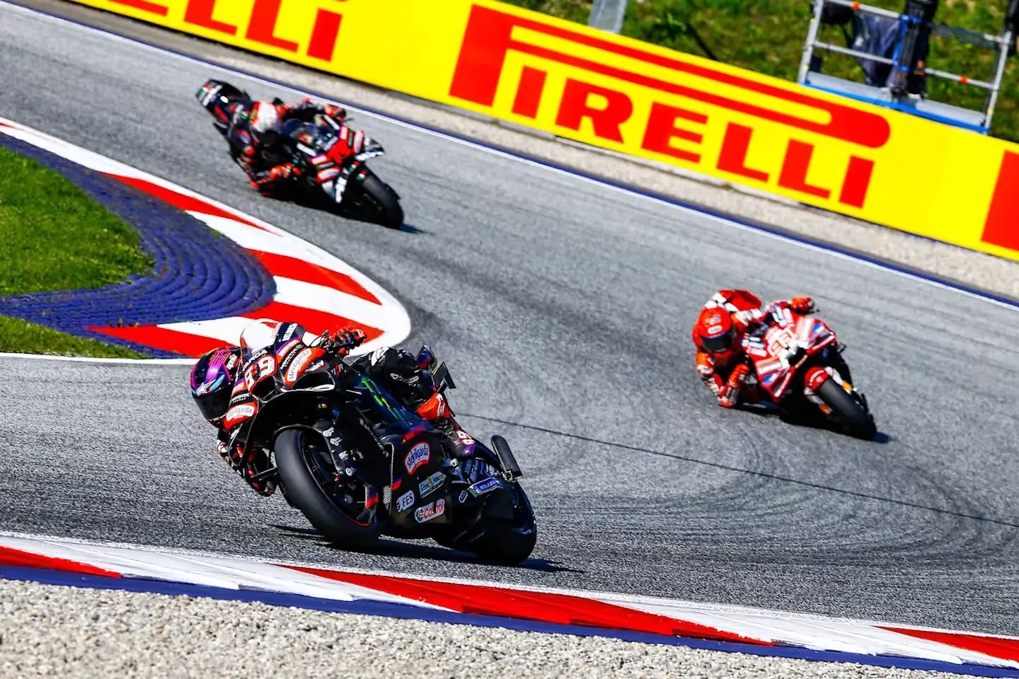 Jorge Martín se convierte en el segundo piloto en alcanzar las 20 victorias en carreras Sprint de MotoGP tras lograr un triunfo inesperado en la carrera del sábado en Austria. //Fotografia: © Gold and Goose