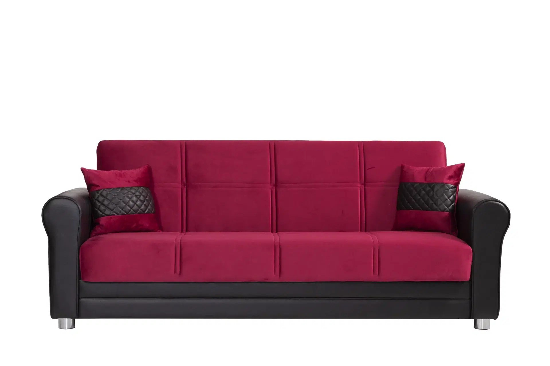 Avalon Sofa Sleeper Burgundy Futon World