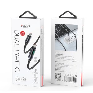 Câble de données à charge rapide de type C à type C