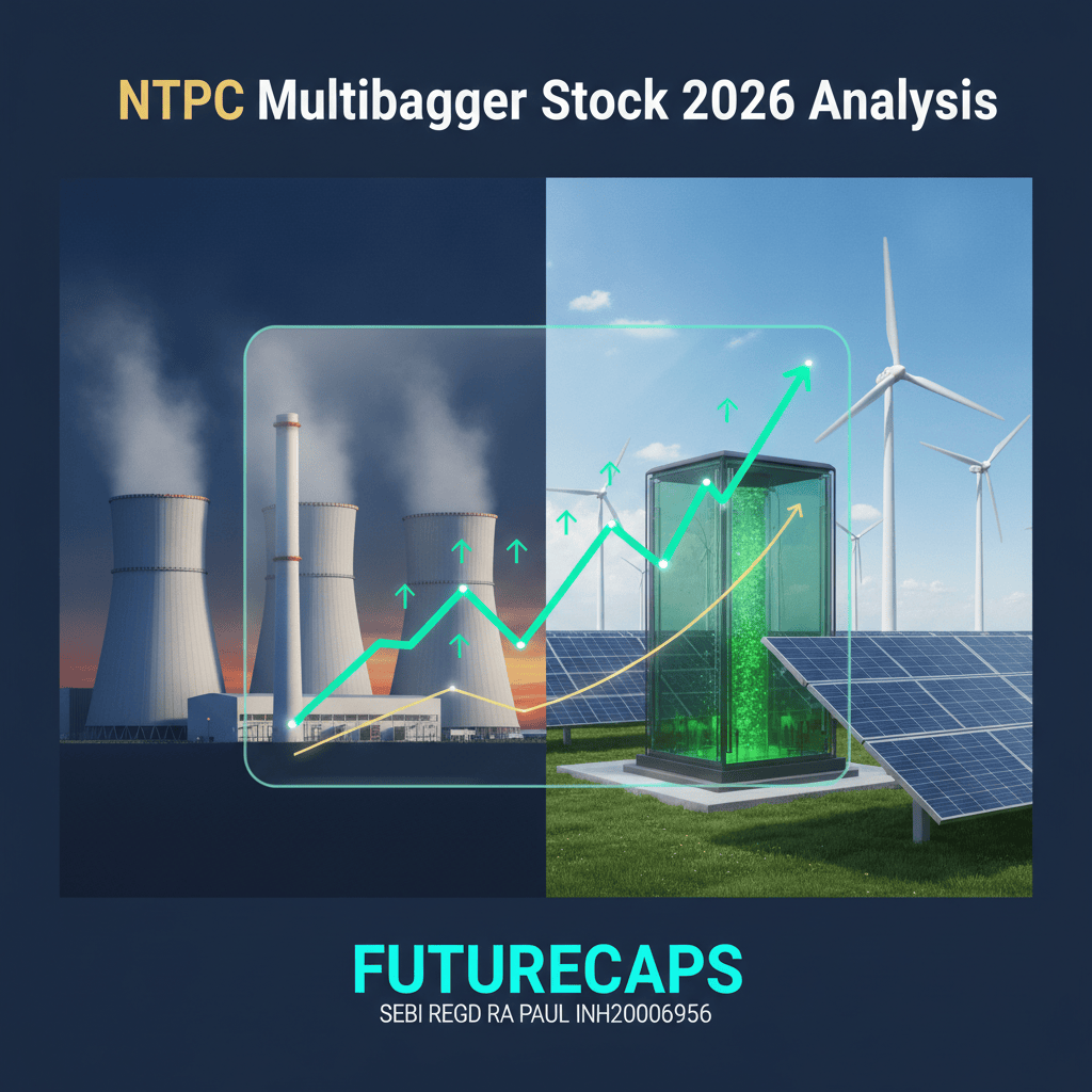 NTPC Ltd multibagger stock analysis 2026 - NSE:NTPC BSE: India stock market investment research by Futurecaps
