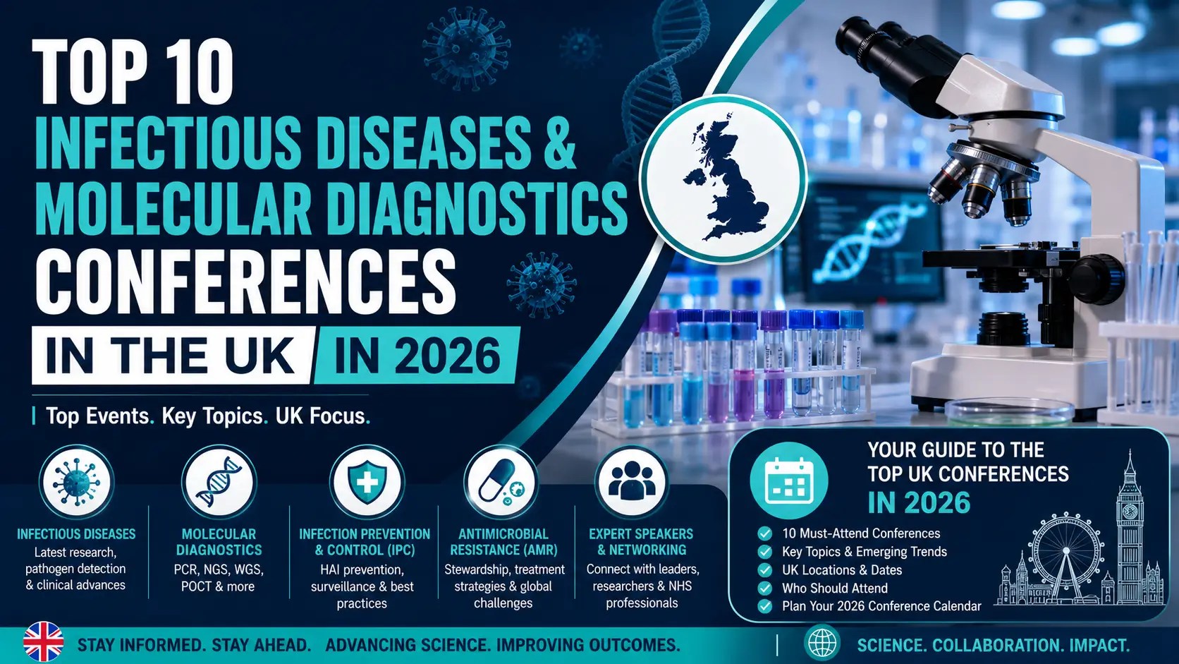 Top Infectious Diseases & Molecular Diagnostics Conferences In The UK In 2026