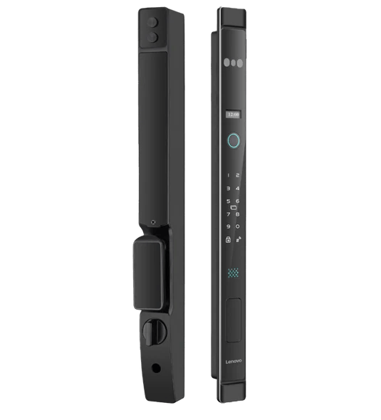 Lenovo L1F Ultra-Slim Smart Door Lock with 3D Face Recognition, Biometric Fingerprint & Wi-Fi - IP67 Waterproof Automatic Digital Lock