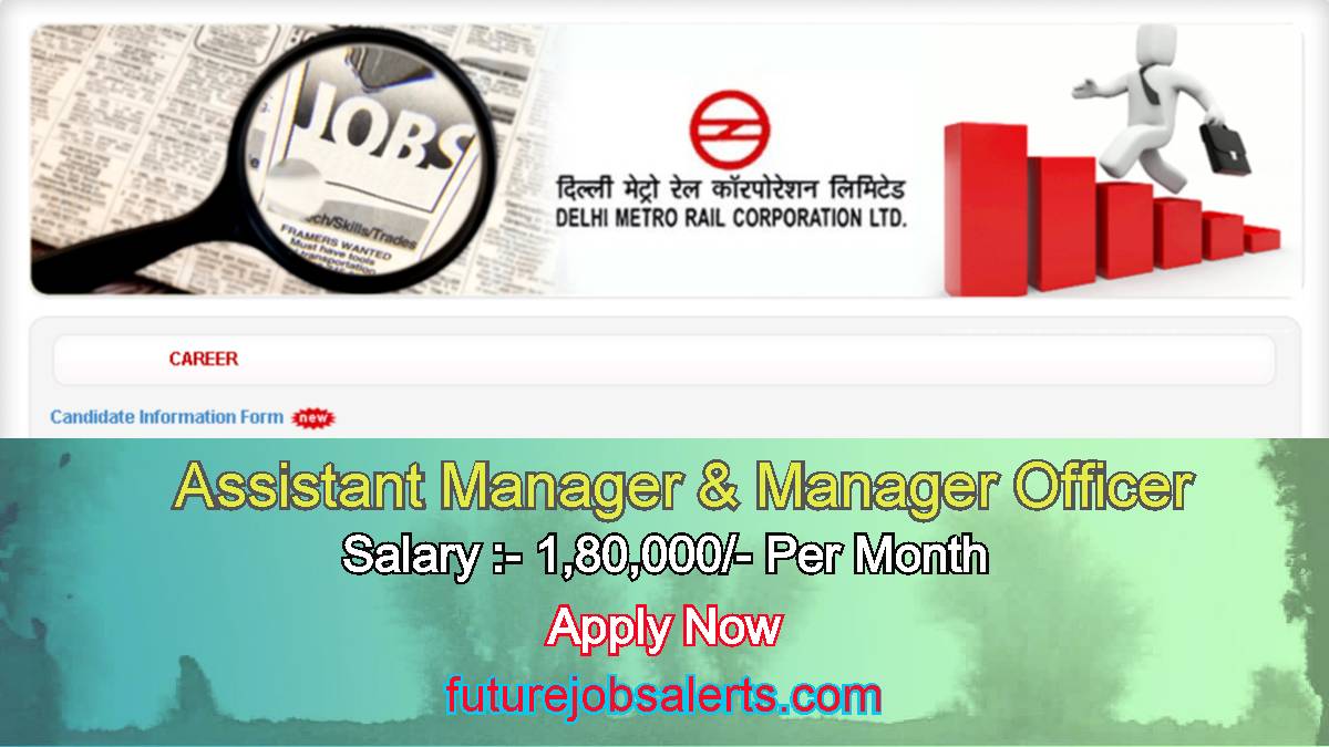Good News DMRC Assistant Manager jobs 2020 Apply Now 7 Post before Last Date 10.09.2020