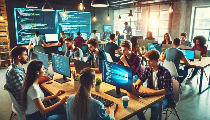 Basics Of Software Development - Beautiful Light Pattern - 8K