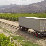 Parallel Systems vehicle on the test track.