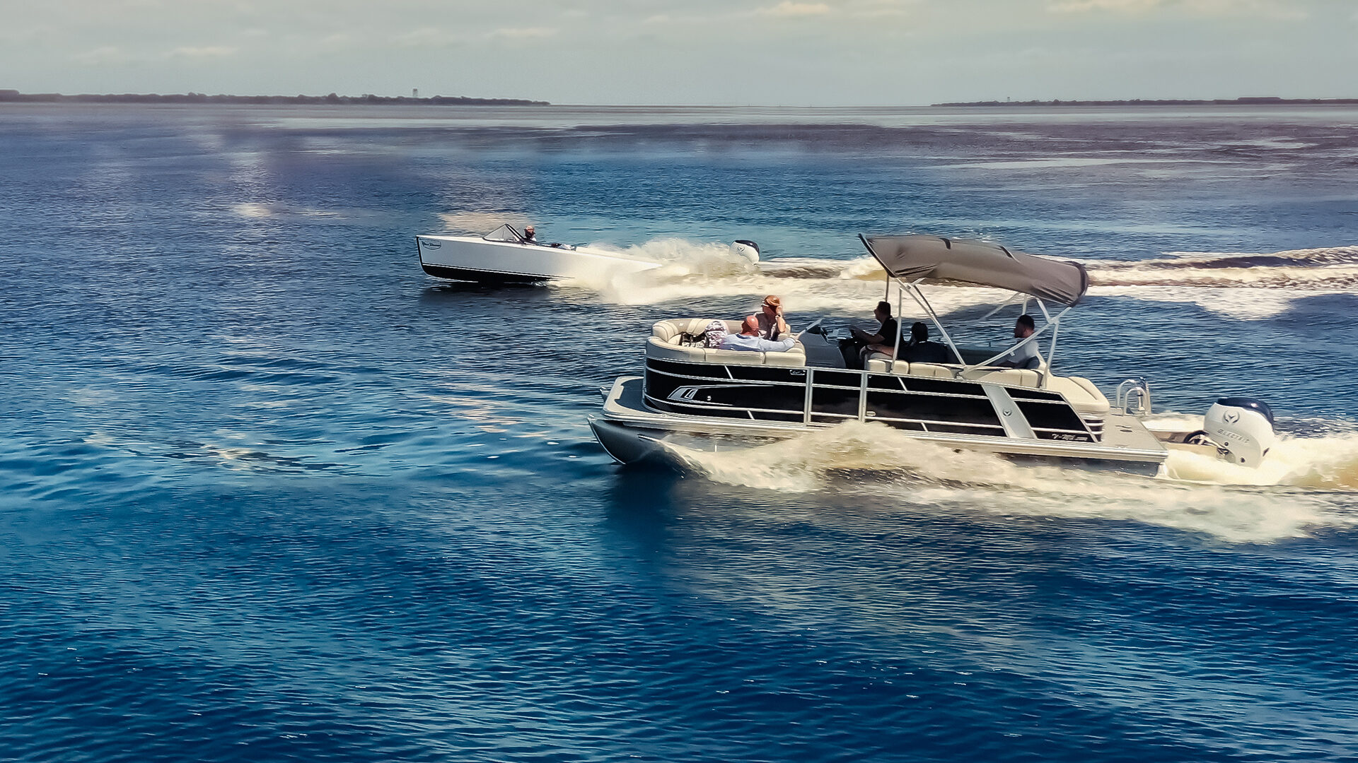 Two Vision Marine E-Motion 180E applications.