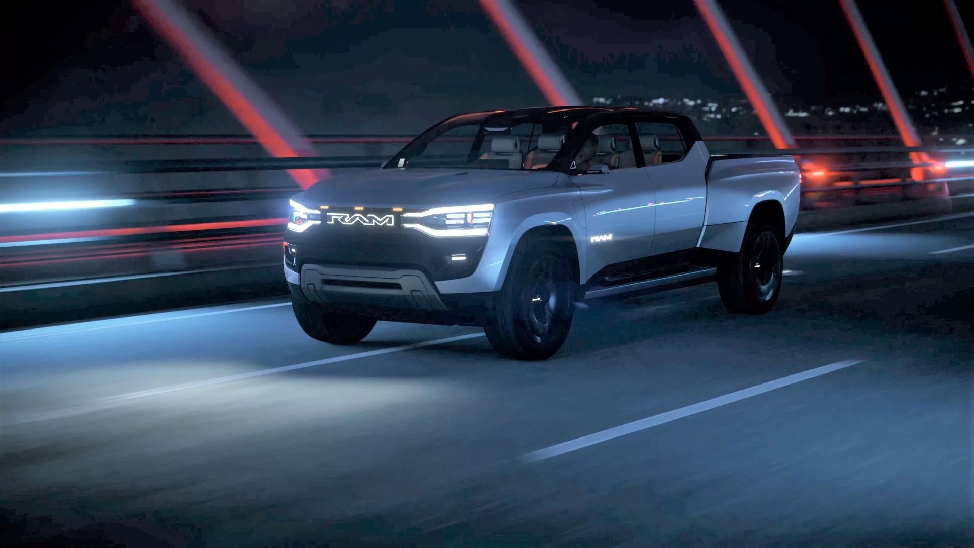 Ram 1500 Revolution BEV Concept pickup.