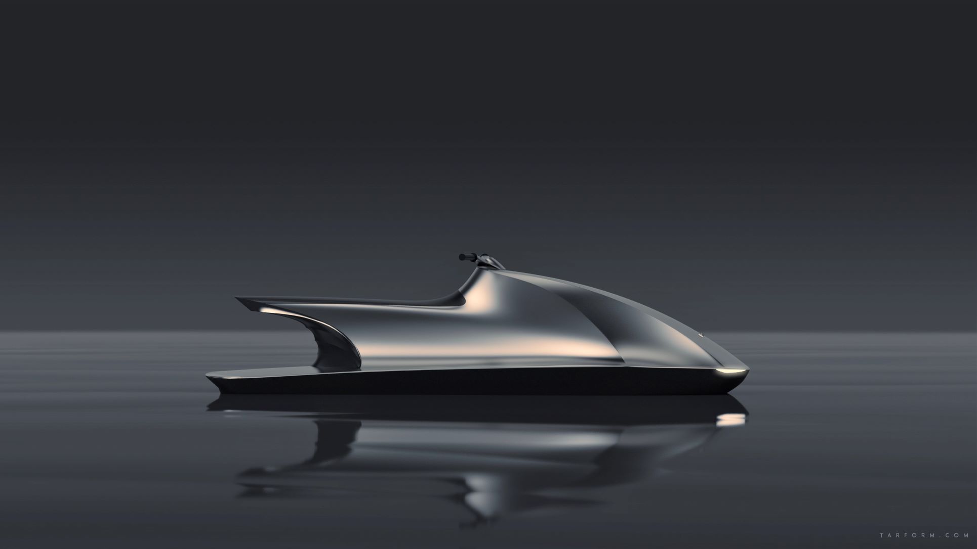 Tarform's Raye watercraft concept render.