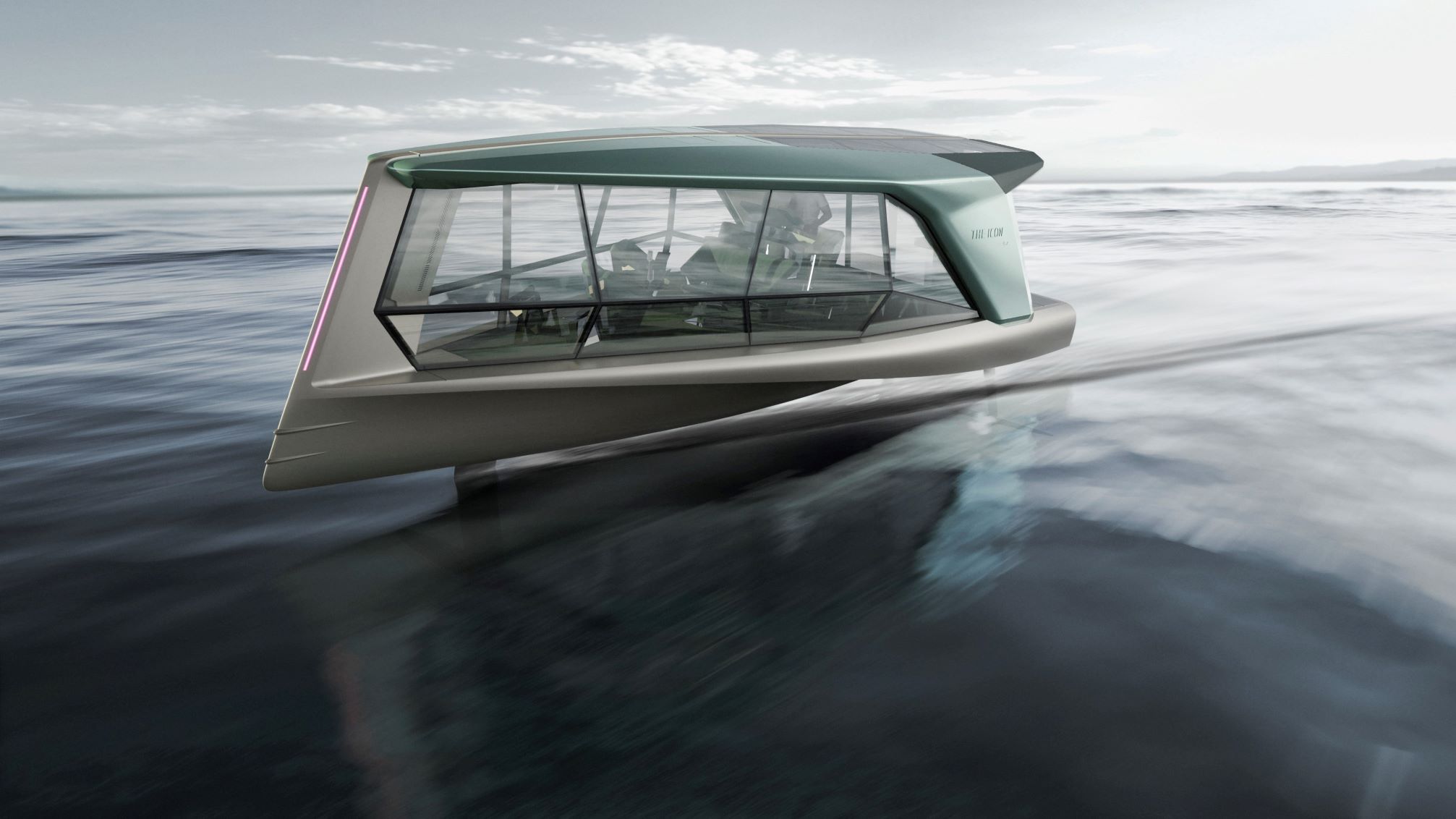 BMW and Tyde Icon hydrofoiling rendering.