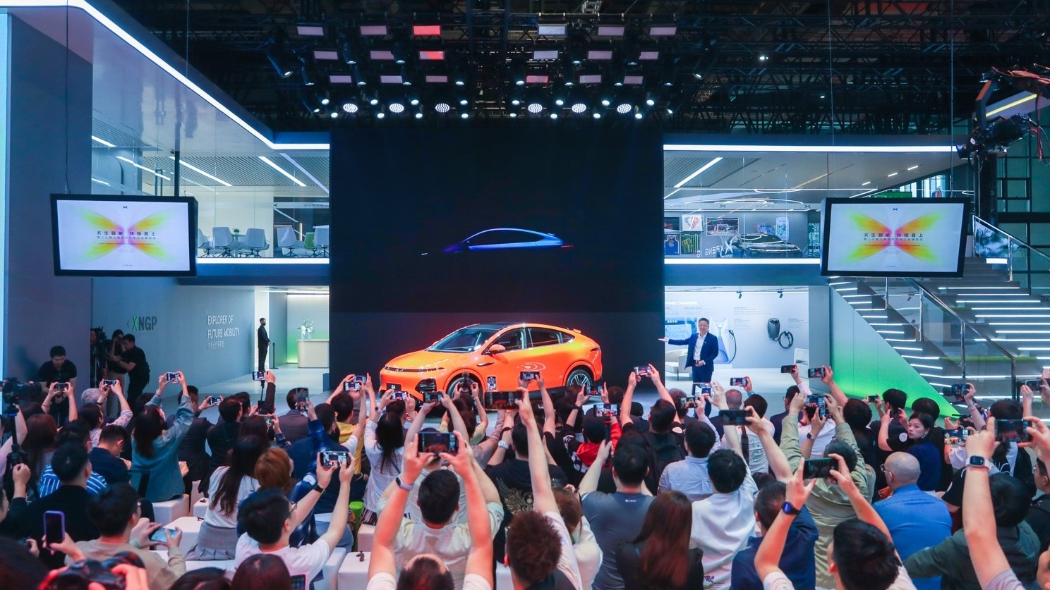 Xpeng G6 launch at Auto Shanghai 2023.