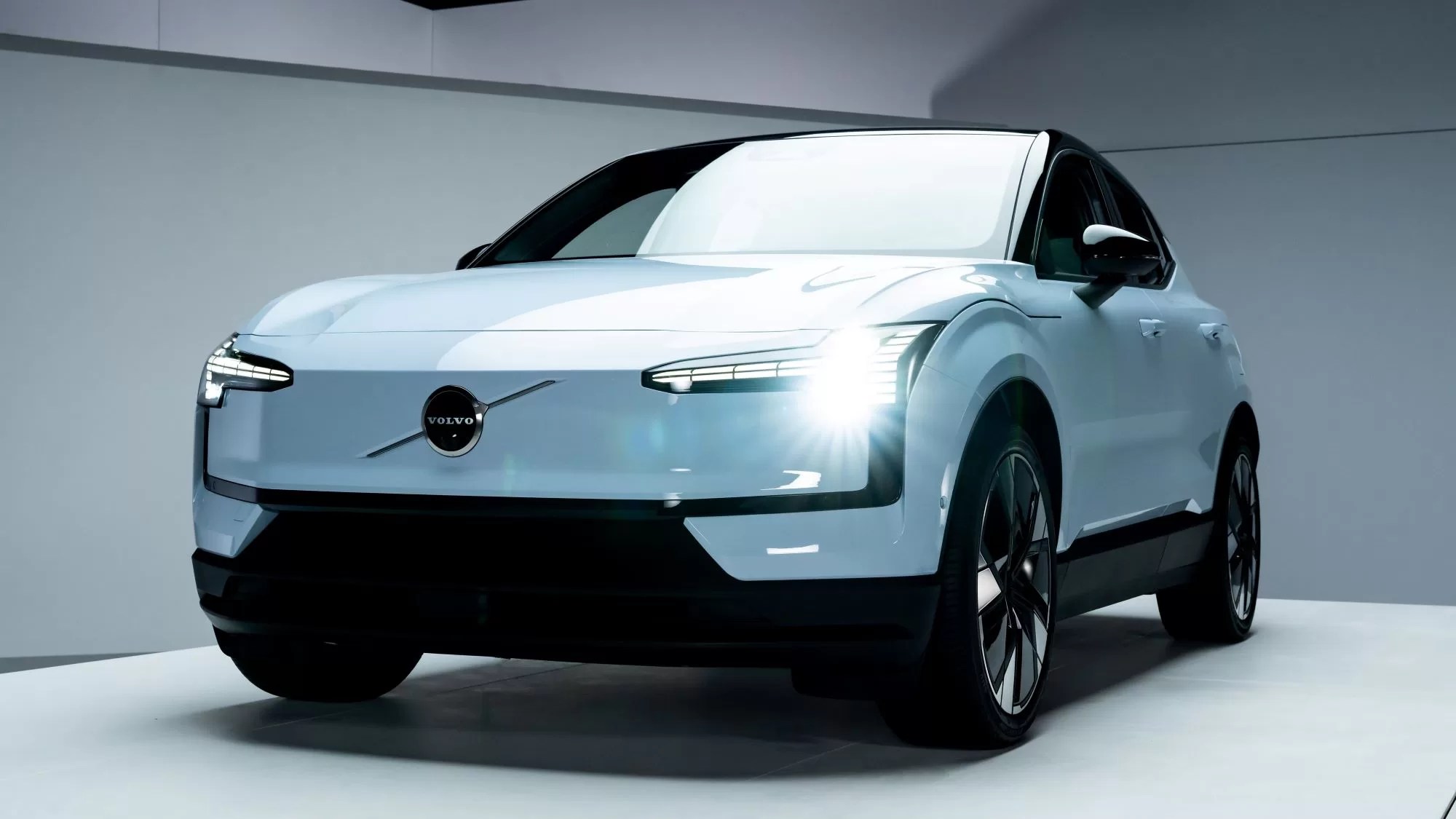 Volvo EX30 in the studio.