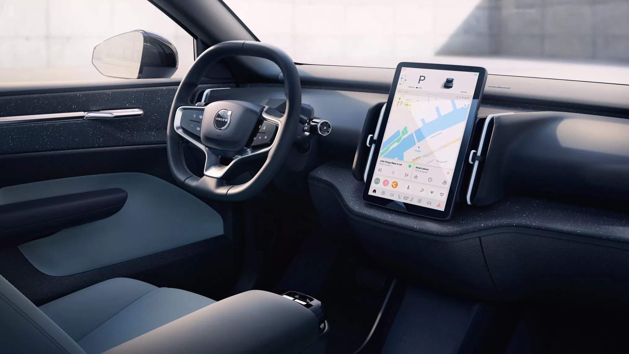 Volvo EX30 interior.