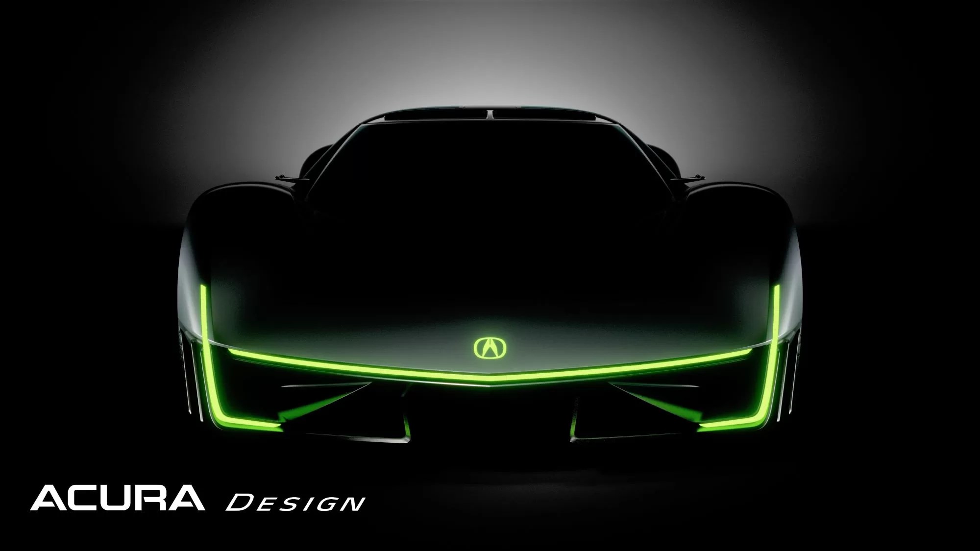 Acura Electric Vision design study front.