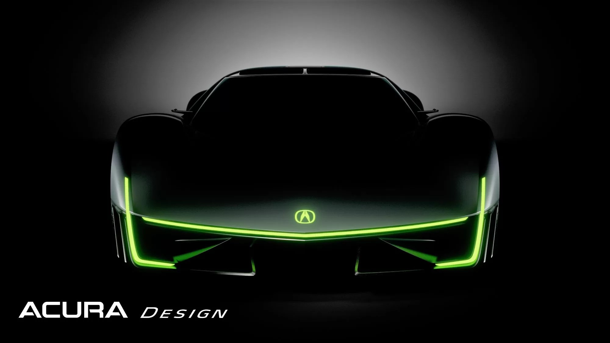 Acura Electric Vision design study front.