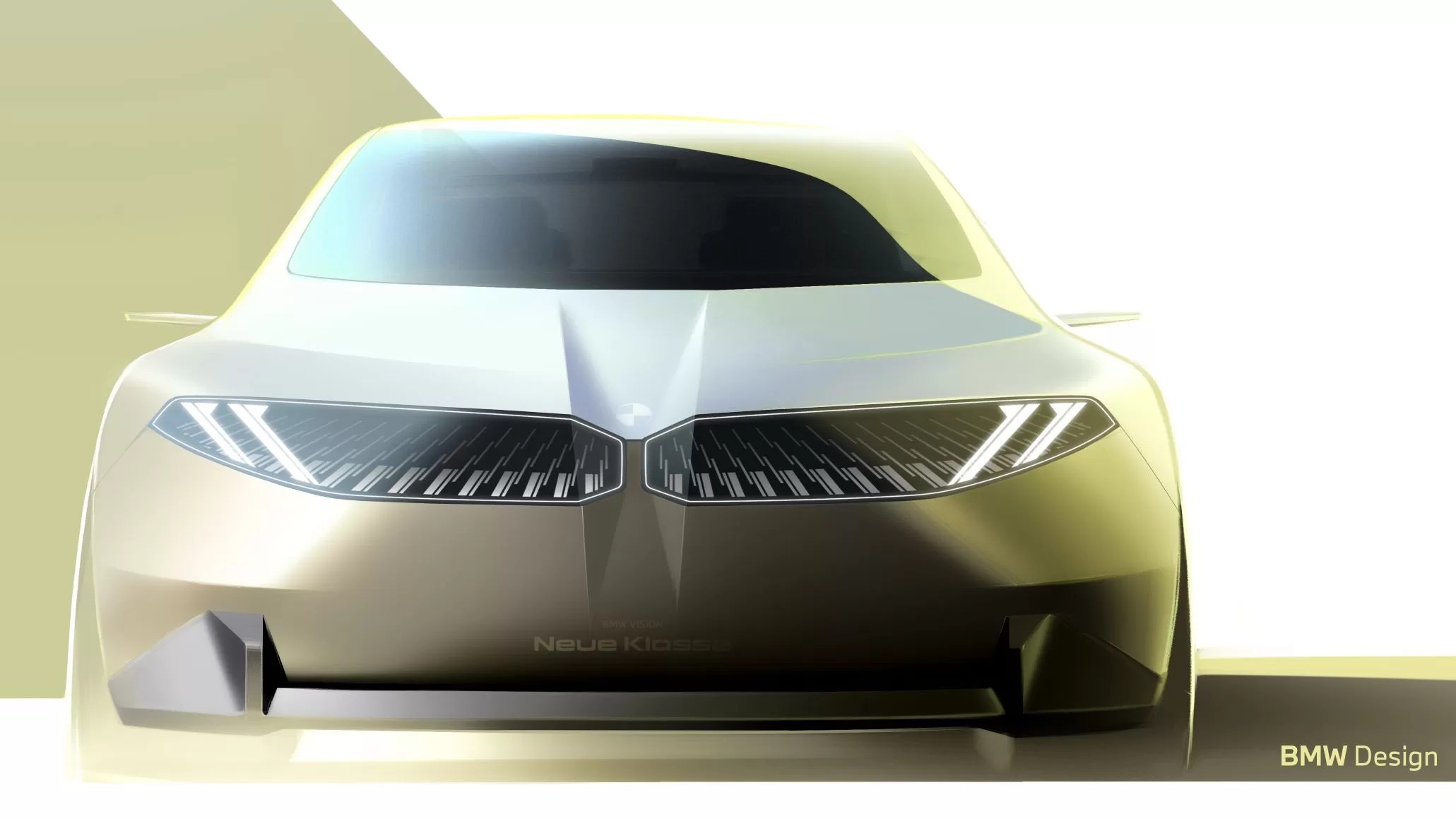 BMW Vision Neue Klasse design sketch.