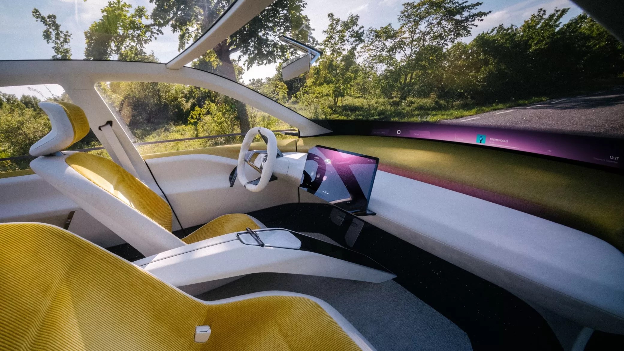 BMW Vision Neue Klasse front interior.