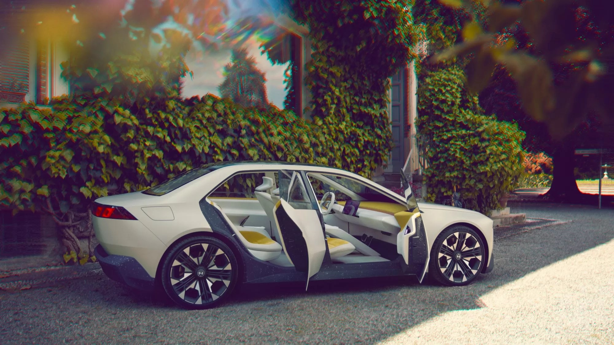 BMW Vision Neue Klasse doors open.