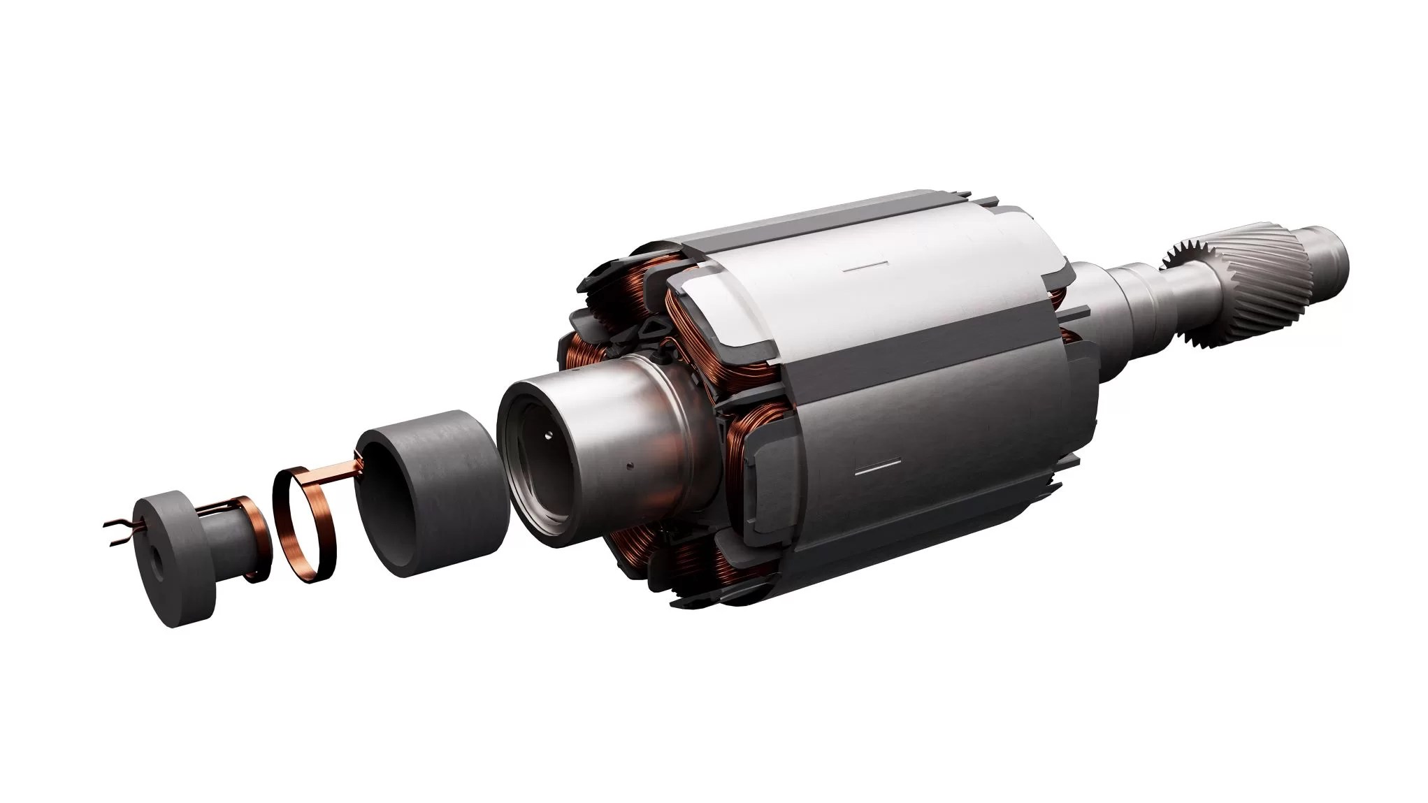 ZF I2SM e-motor without magnets and rare earths.