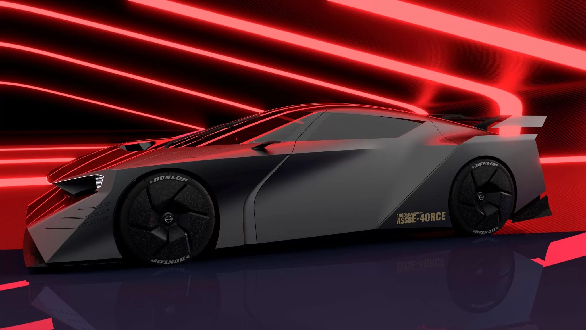 Nissan Hyper Force concept CGI image side.