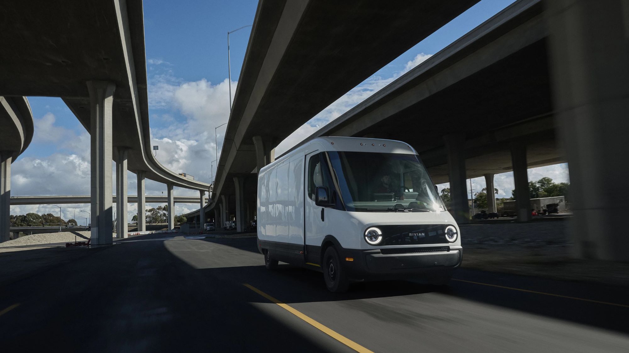 Rivian Commercial Van front.