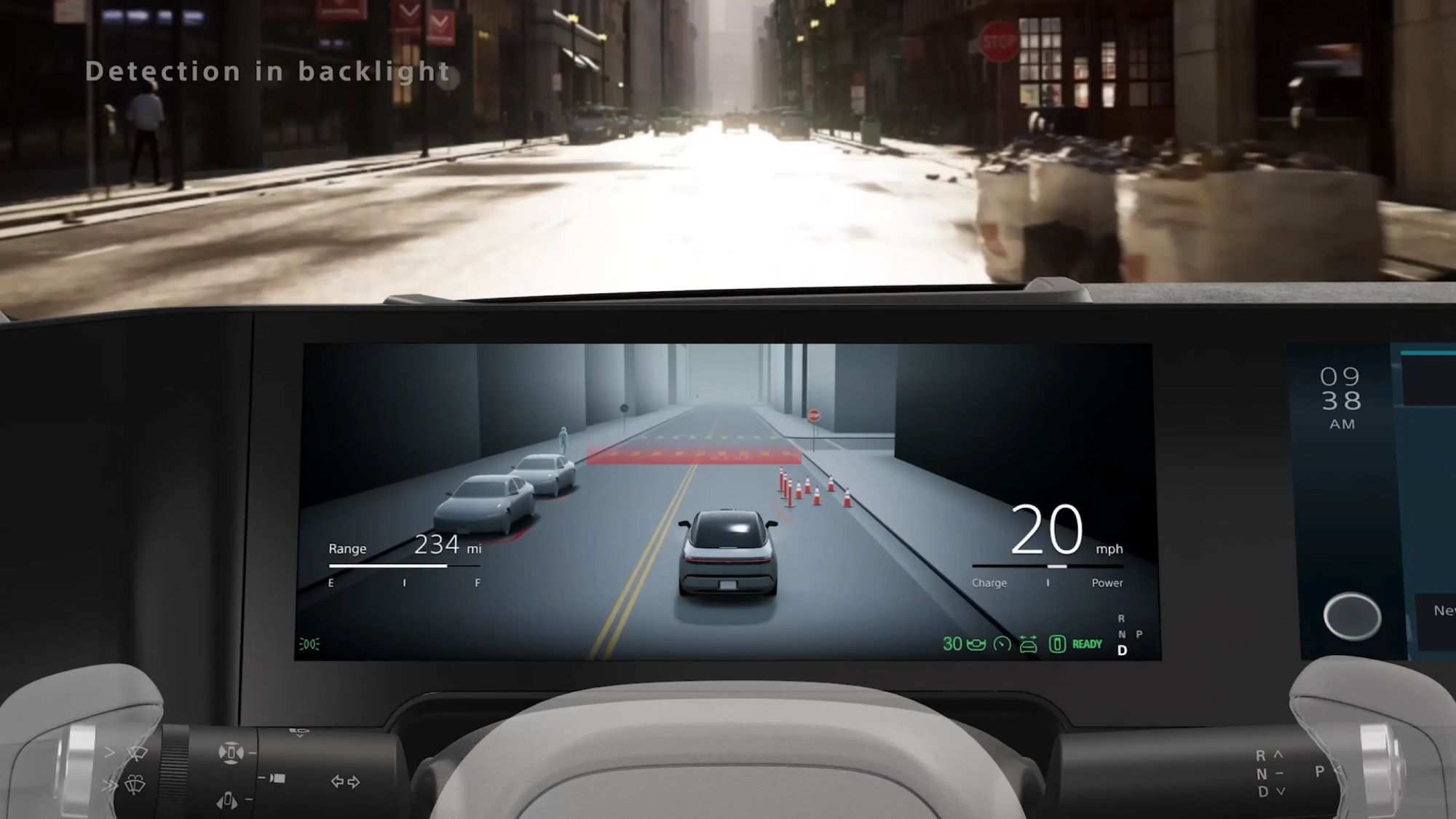 Sony Honda Mobility Afeela new user experience using sensing data.