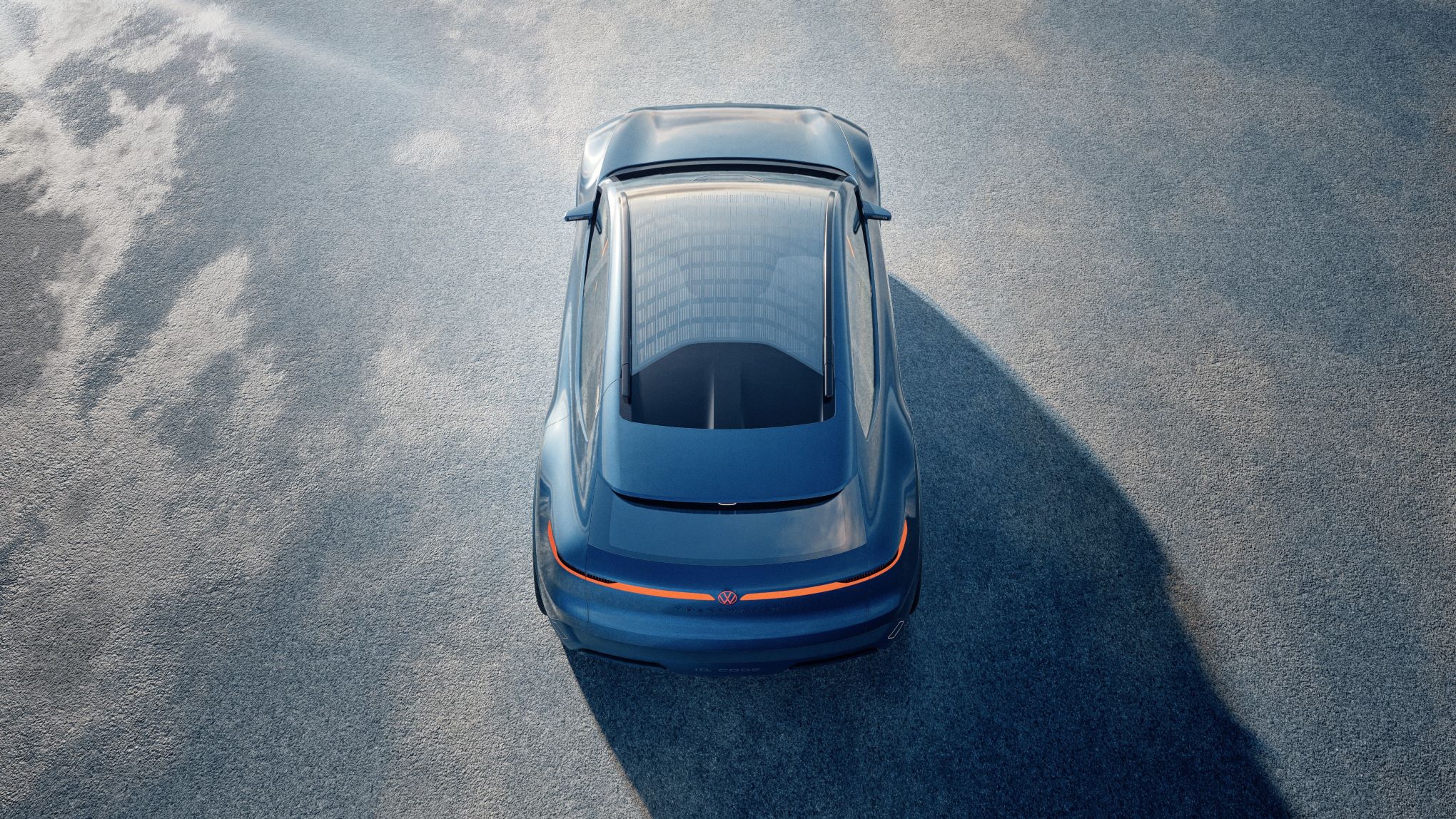 VW ID. Code rear from above.