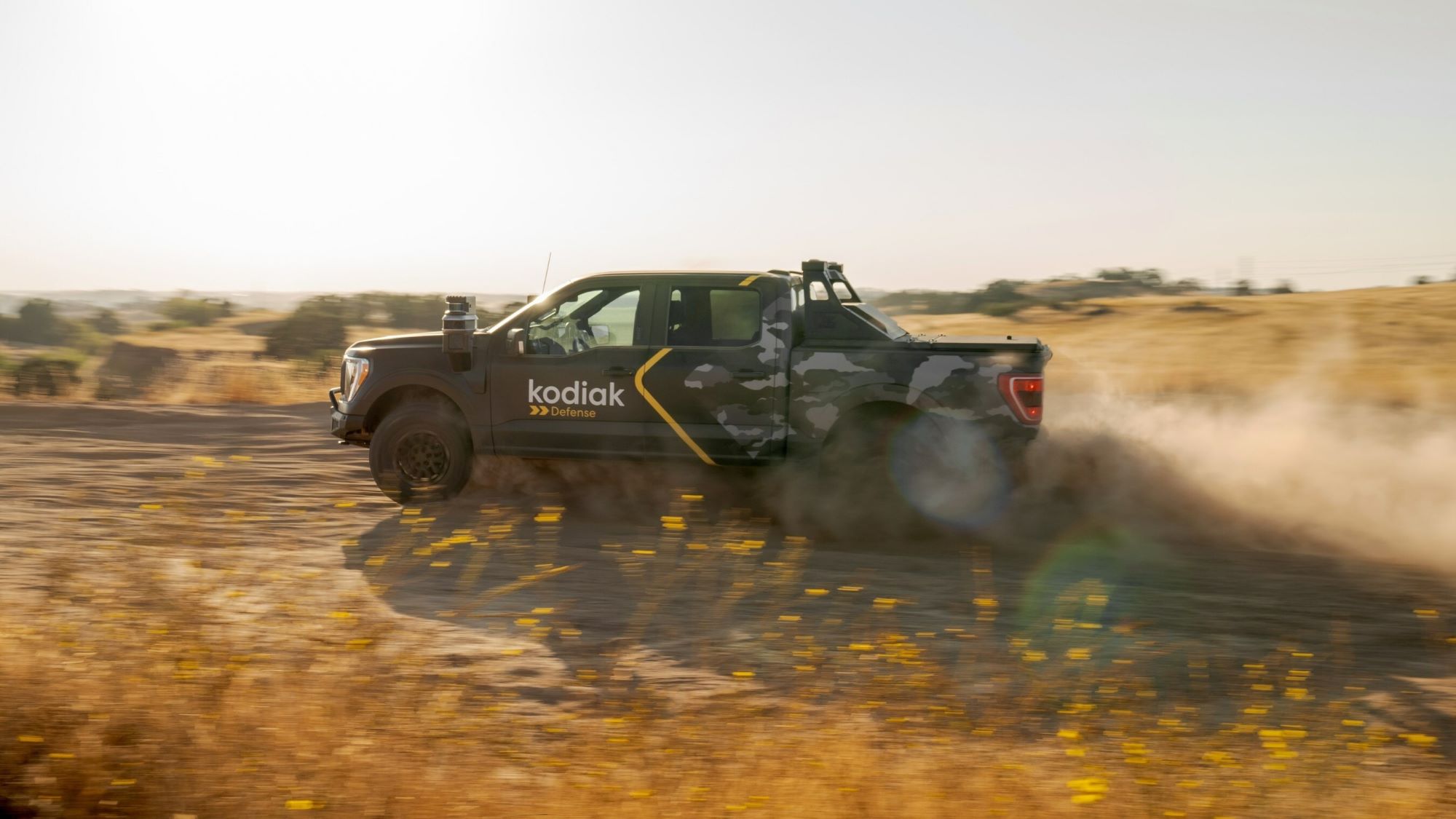 Kodiak Robotics' first autonomous test vehicle designed for the U.S. DoD.