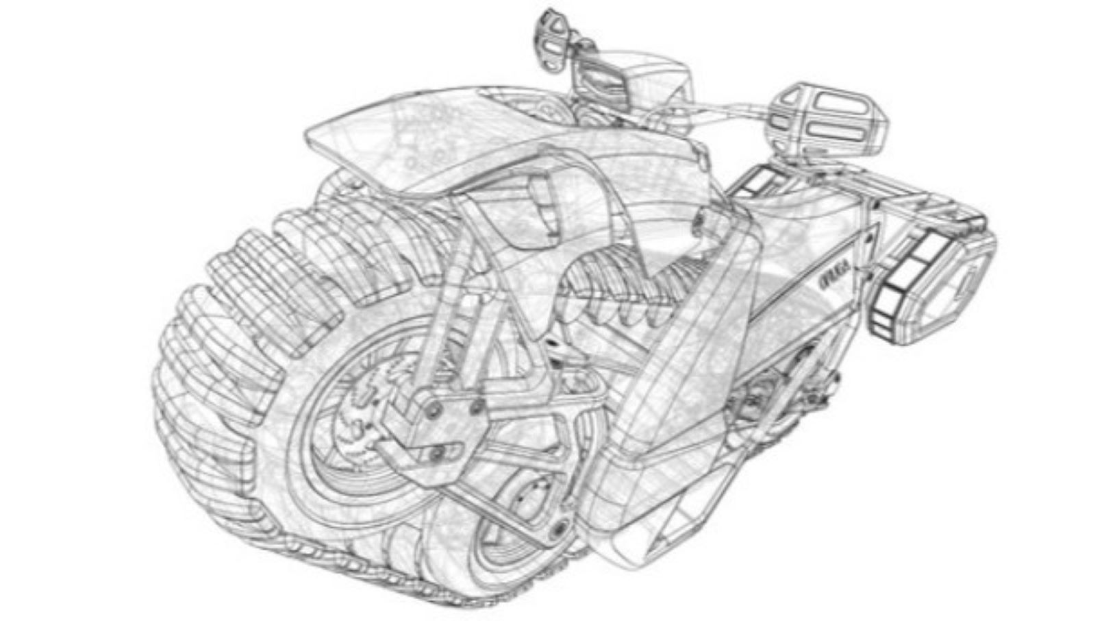 Oruga Unitrack design sketch.