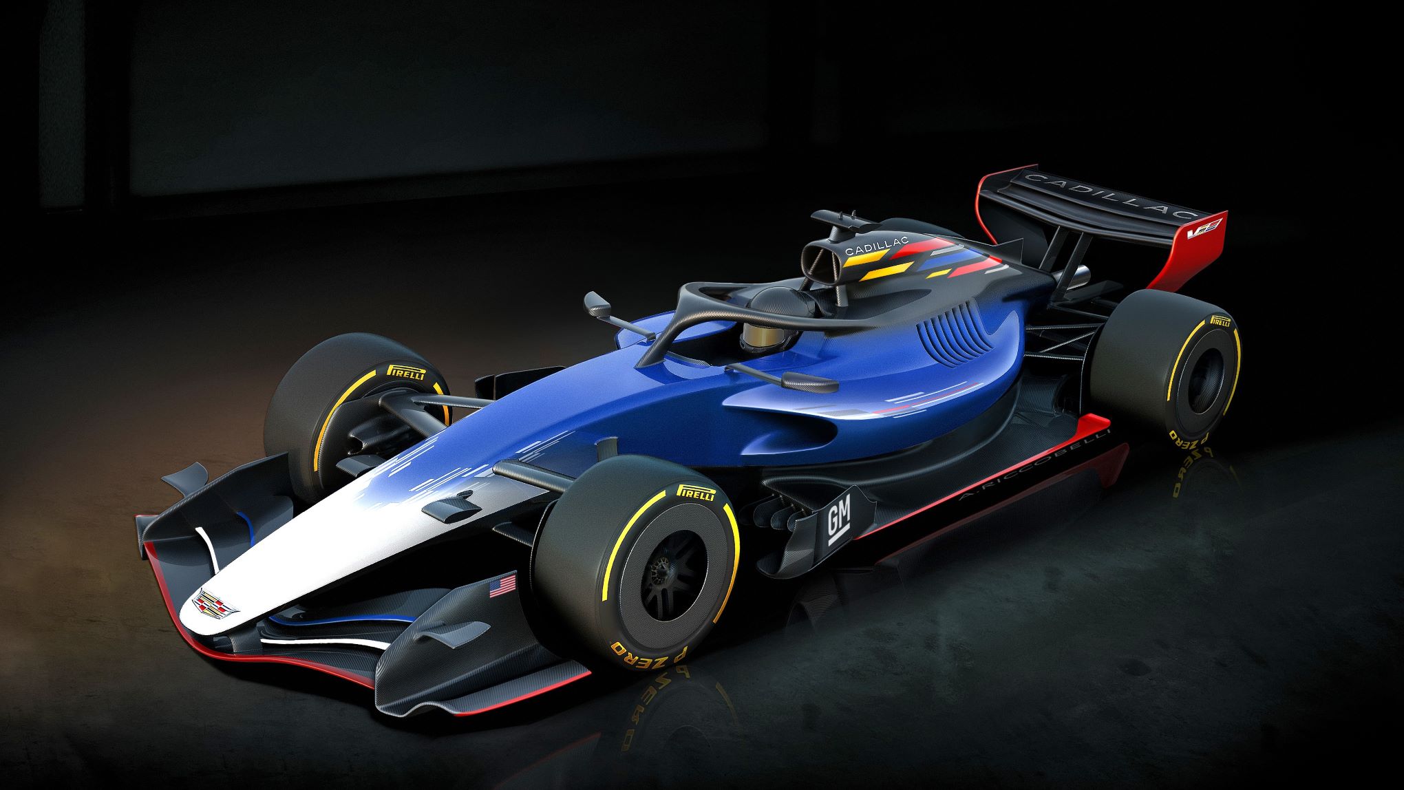 GM Design render of the Cadillac Formula One entry.