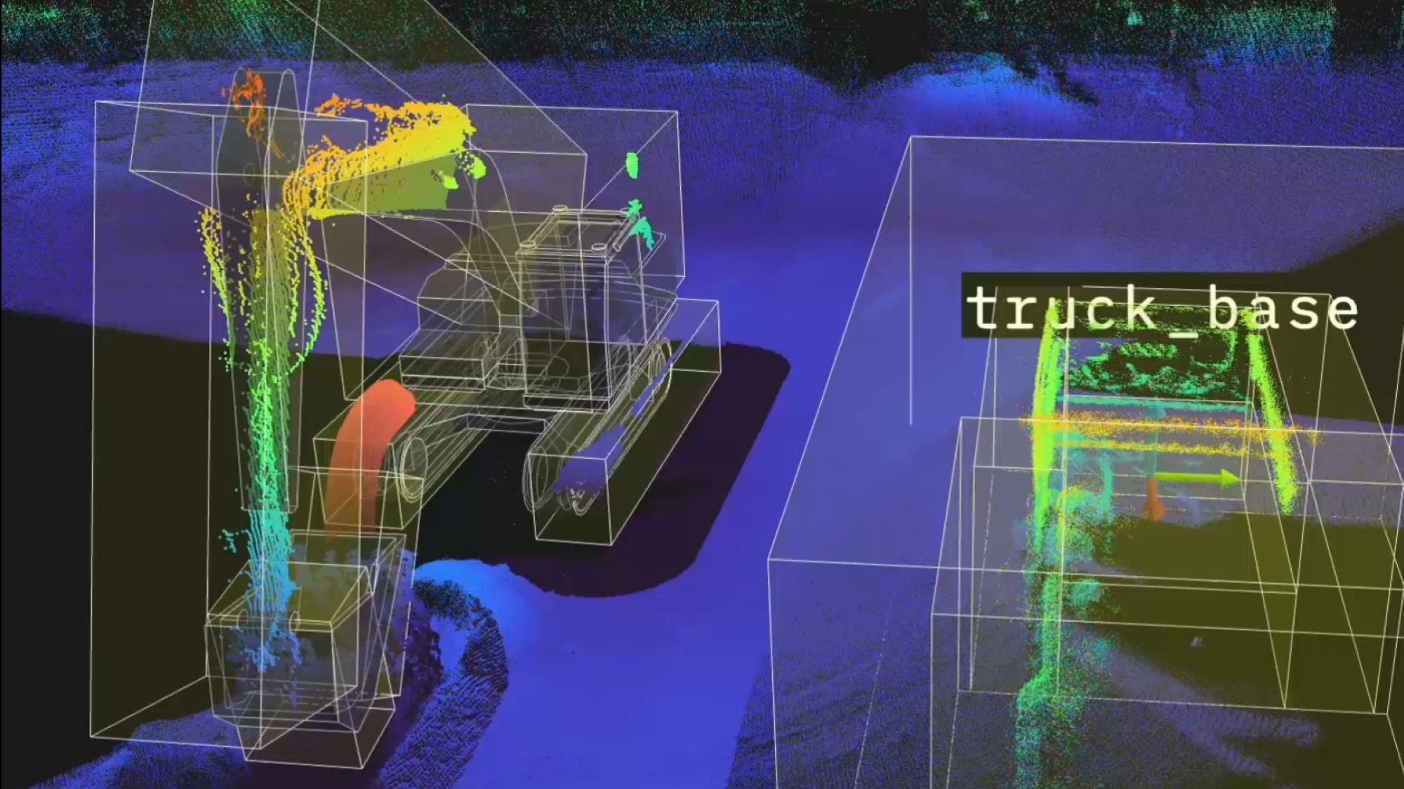 Bedrock Robotics lidar simulation.