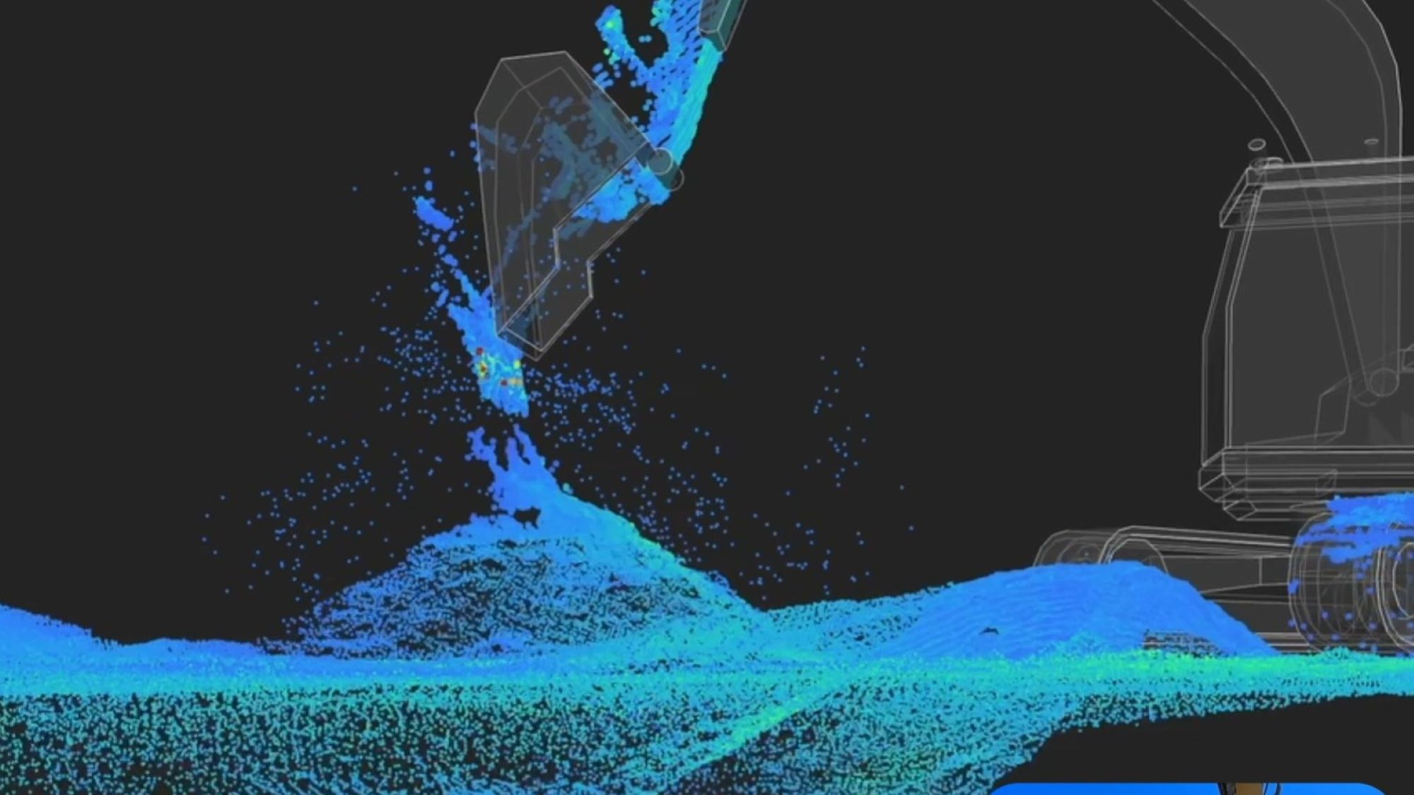 Bedrock Robotics lidar simulation.