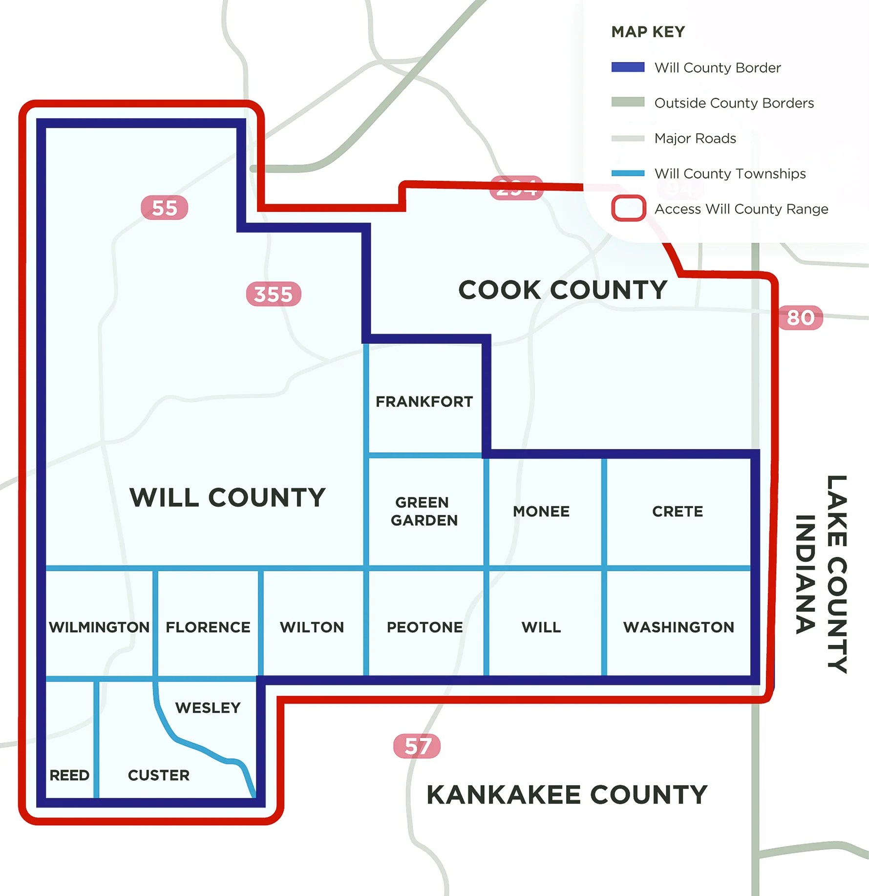 Will County Board Adopts Access Will County Plan To Improve Dial A Ride Will County Formally Adopts Access Will County Service Area Map 