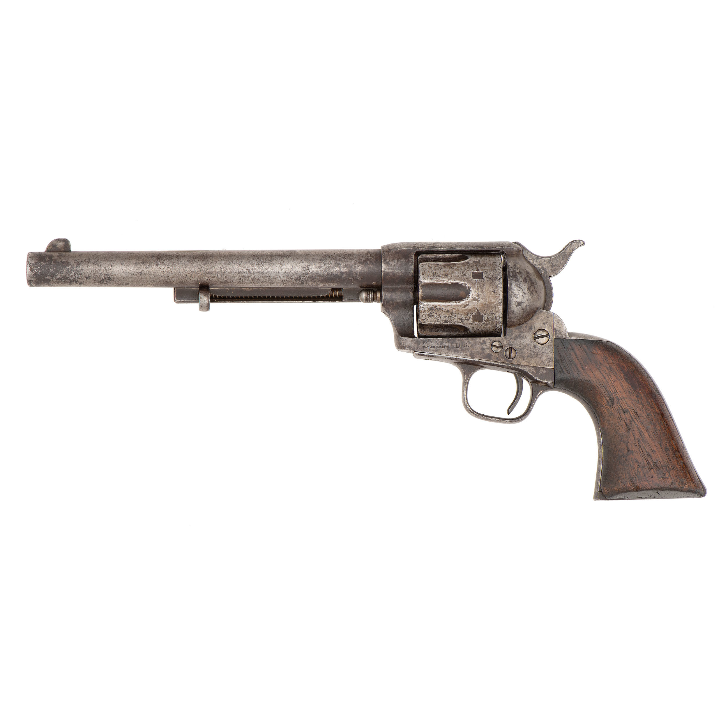 Adjugé 3 300 € marteau. Colt U.S. Model 1873 Cavalry Revolver, From the James B. Scoville