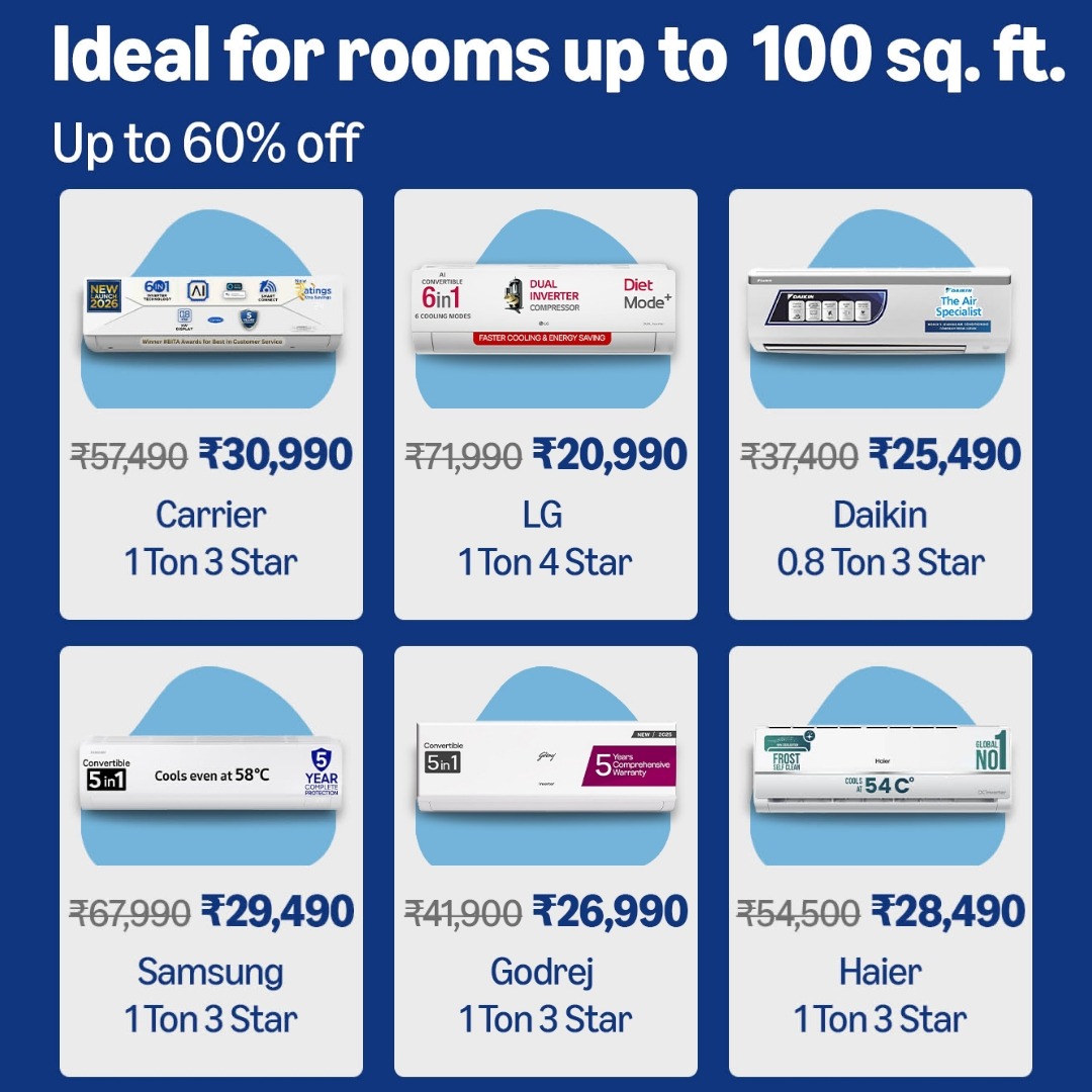 Air Conditioners – Massive Summer Deals Up to 60% OFF