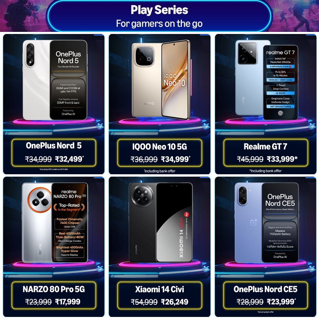 Smartphones | Play Series – Best Gaming & Performance Deals