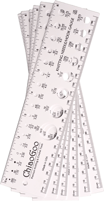 ChiaoGoo Needle & Swatch Gauge - 8"