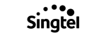 Singtel logo – digital marketing and content optimisation collaboration with Fyreflyz