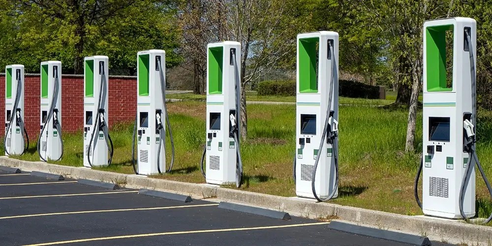 Commercial level 3 ev charger installation