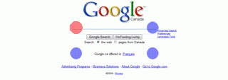 Google designed in thirds