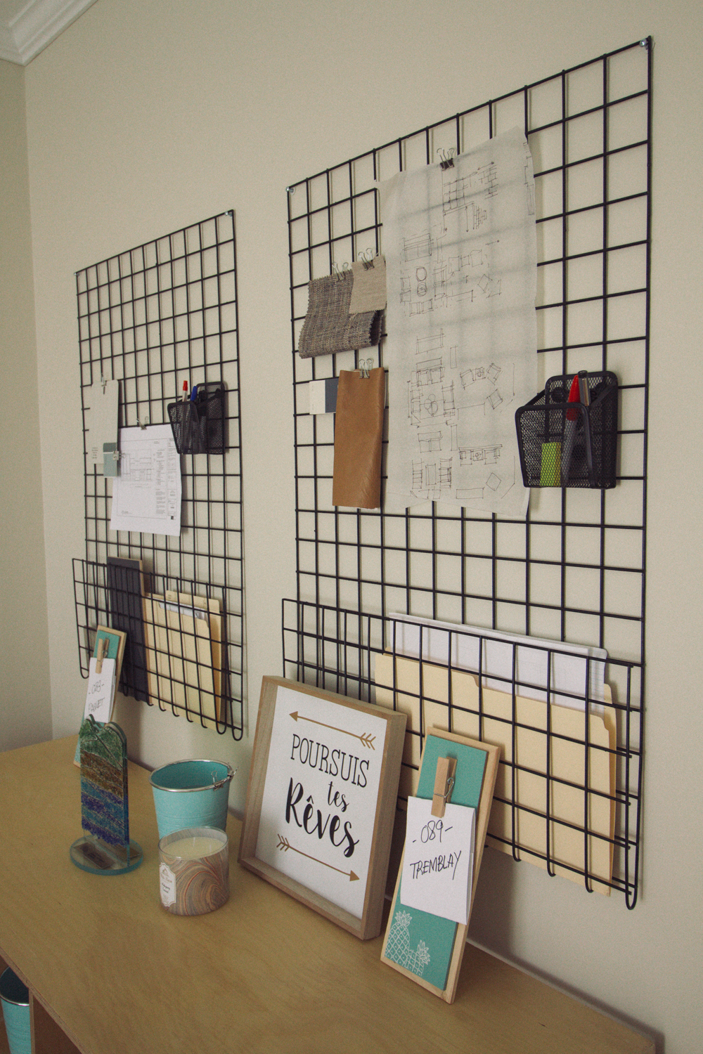 Diy Le Tableau D Affichage En Metal Gabrielleo Fortindesigner