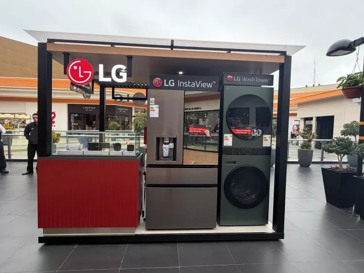 LG Electronics inaugura su segundo stand de experiencias en Plaza San Miguel