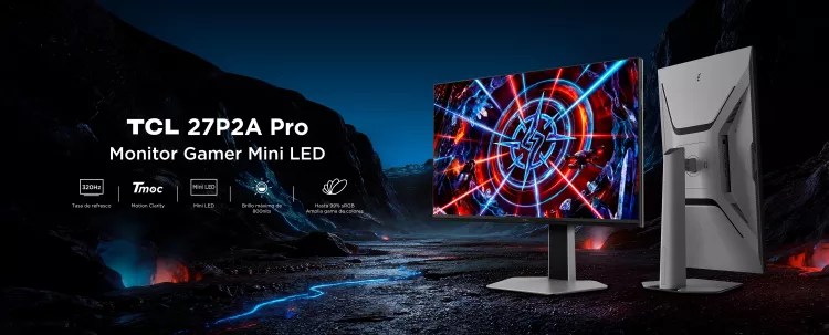 TCL lanza en Perú el P2A Pro: el monitor gamer Mini LED que potencia el rendimiento y la claridad de movimiento en juegos intensos
