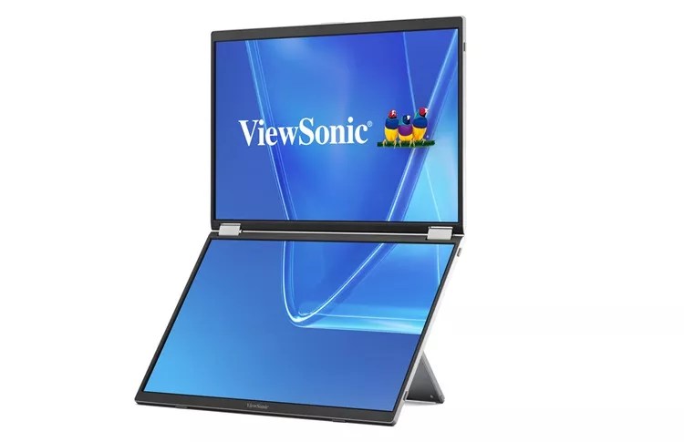 ViewSonic presenta monitor portátil de doble pantalla