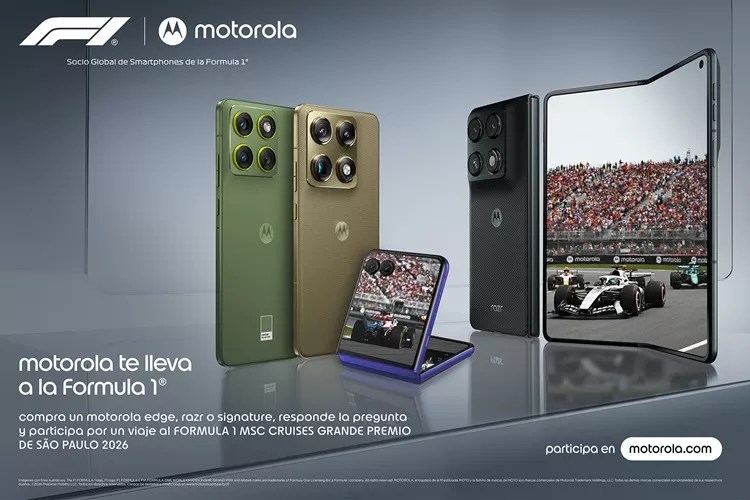 Motorola te lleva a la Formula 1: cómo participar por un viaje a Brasil