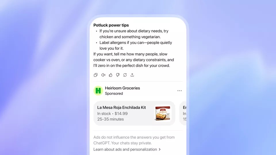 OpenAI amplía los anuncios en ChatGPT a Perú y a 14 nuevos mercados de América Latina