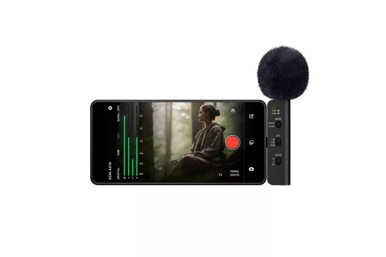 Sony lanza el primer micrófono de audio espacial para smartphones del mundo con certificación de Eclipsa Audio
