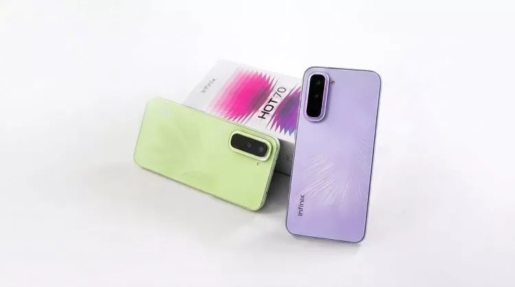 Infinix HOT70 Series llega a Perú con un diseño que cambia de color, IA integrada y batería de 5600 mA